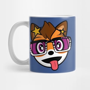 Excited Fox Robin Mug